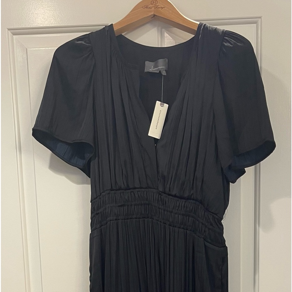 ANTHROPOLOGIE NWT Black Maxi Dress